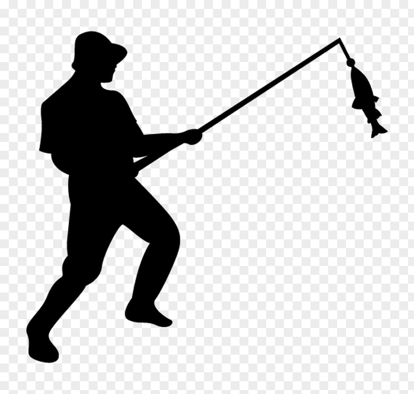 Fishing Fisherman Silhouette Clip Art PNG