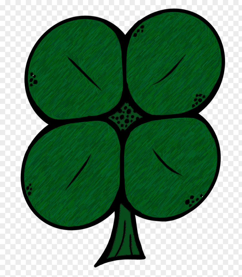 Happy St Patricks Day Clipart Four-leaf Clover Clip Art PNG