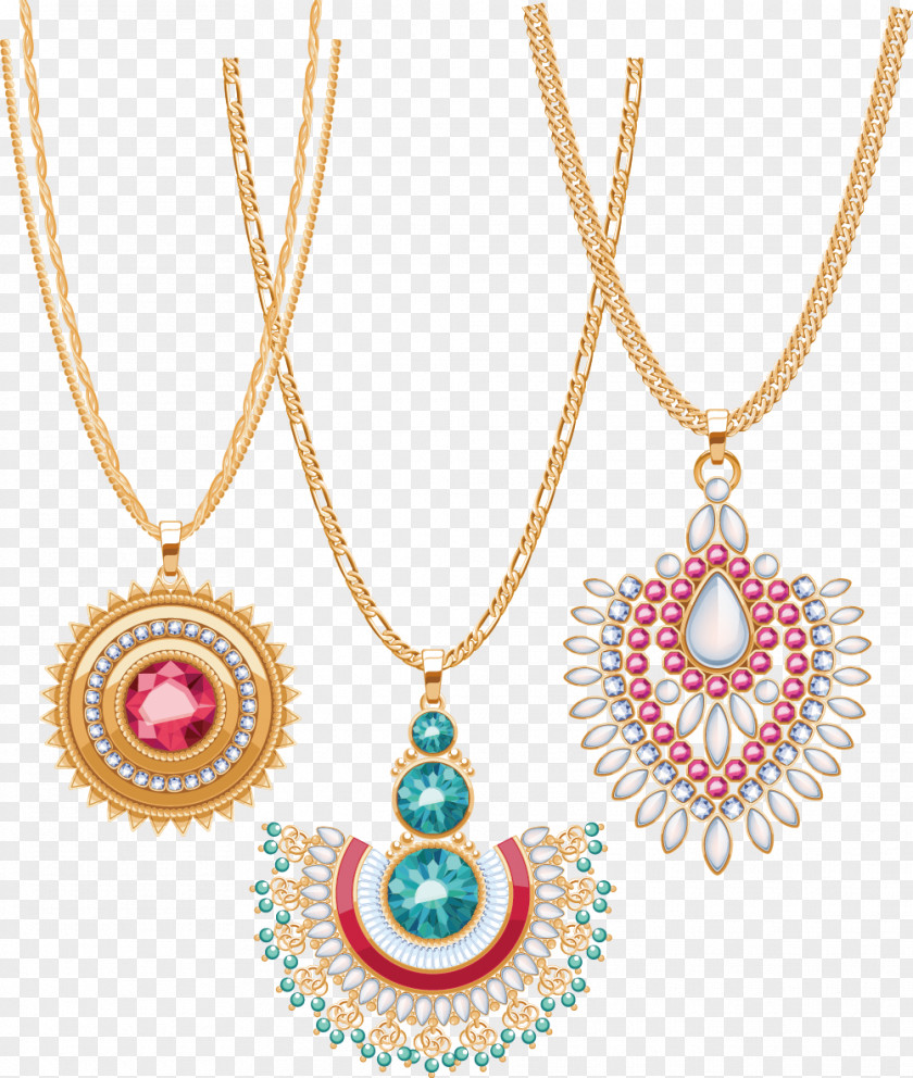 Necklace Locket Gold Jewellery Pendant PNG