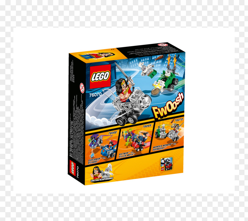 Wonder Woman LEGO 76070 DC Comics Super Heroes Mighty Micros: Vs. Doomsday Lego Batman 2: Marvel PNG