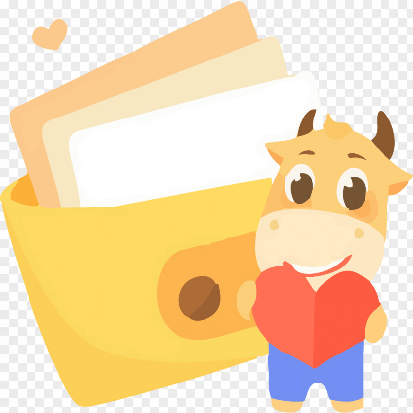 Calf And Wallet Cattle Material Clip Art PNG
