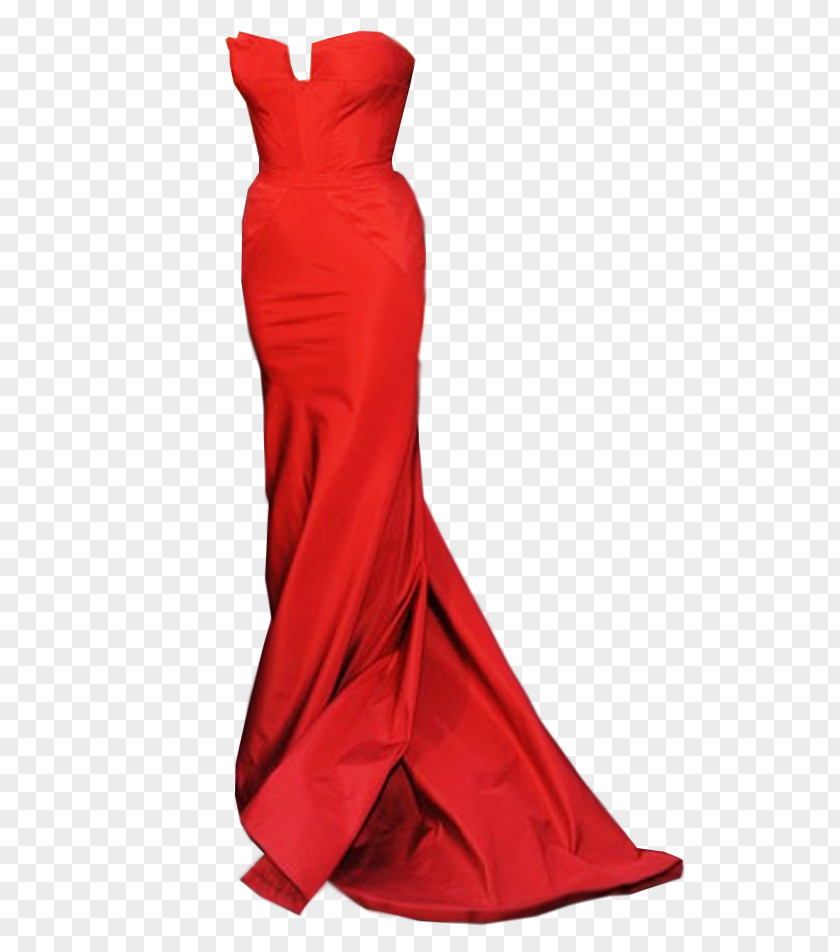 Dress Gown Red Carpet Fashion PNG