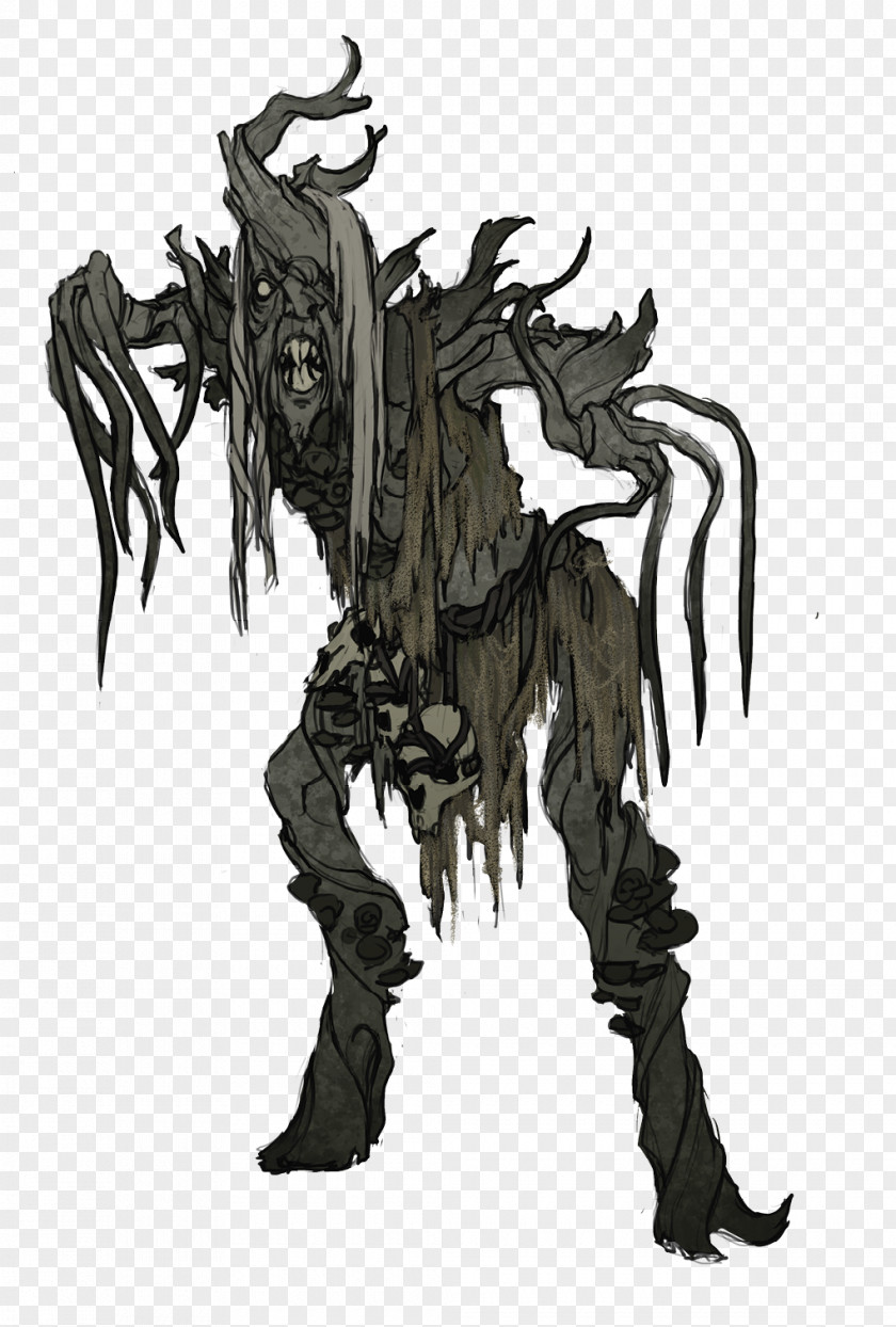 Pillars Of Eternity Demon Horse Costume Design Tree PNG