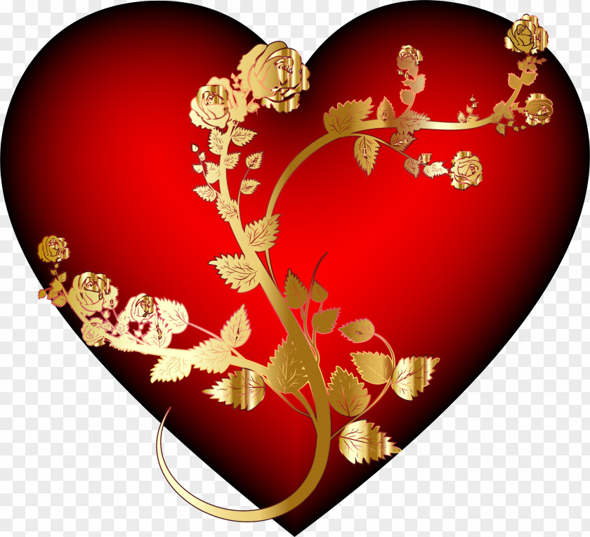 Rose Heart Cliparts Flower Clip Art PNG