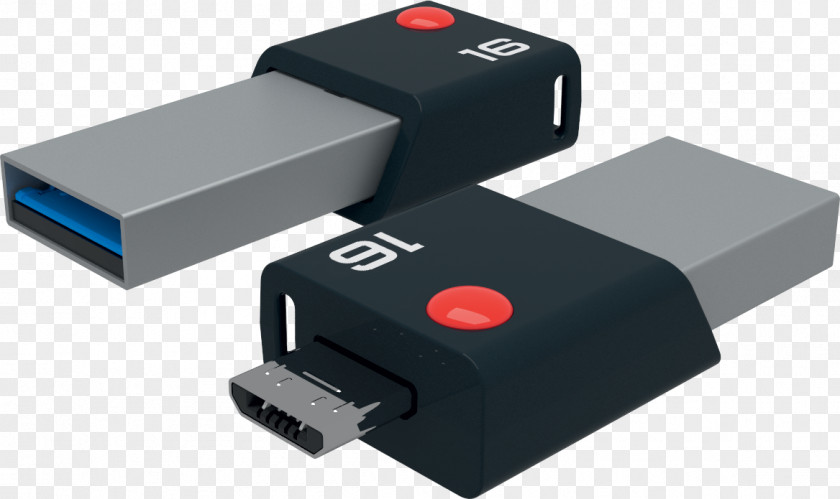 USB Flash Drives EMTEC 32GB Mobile & Go T200 3.0 On-The-Go Drive ECMMD32GT203 Computer Data Storage PNG
