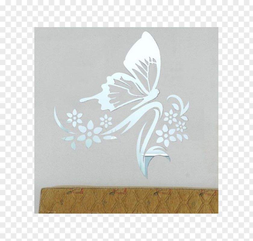 Butterfly Sticker Wall Decal Mirror Adhesive PNG