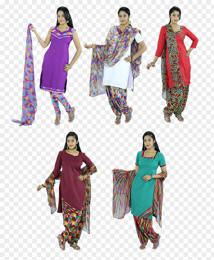 Dress Material Fashion Design Costume Pattern PNG
