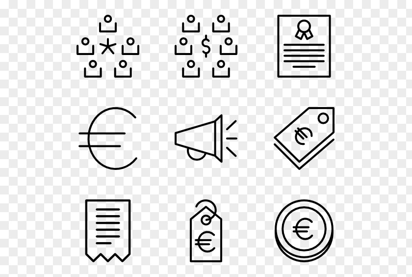 Finance And Business Icon Design PNG