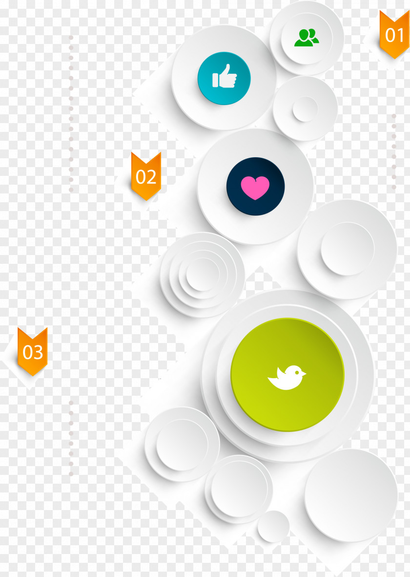 Orange Circle Pattern Graphic Design PNG
