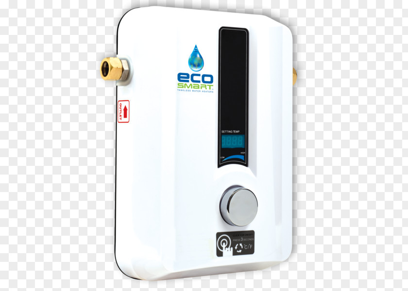 Tankless Water Heating EcoSmart ECO 11 Eco 27 Natural Gas PNG