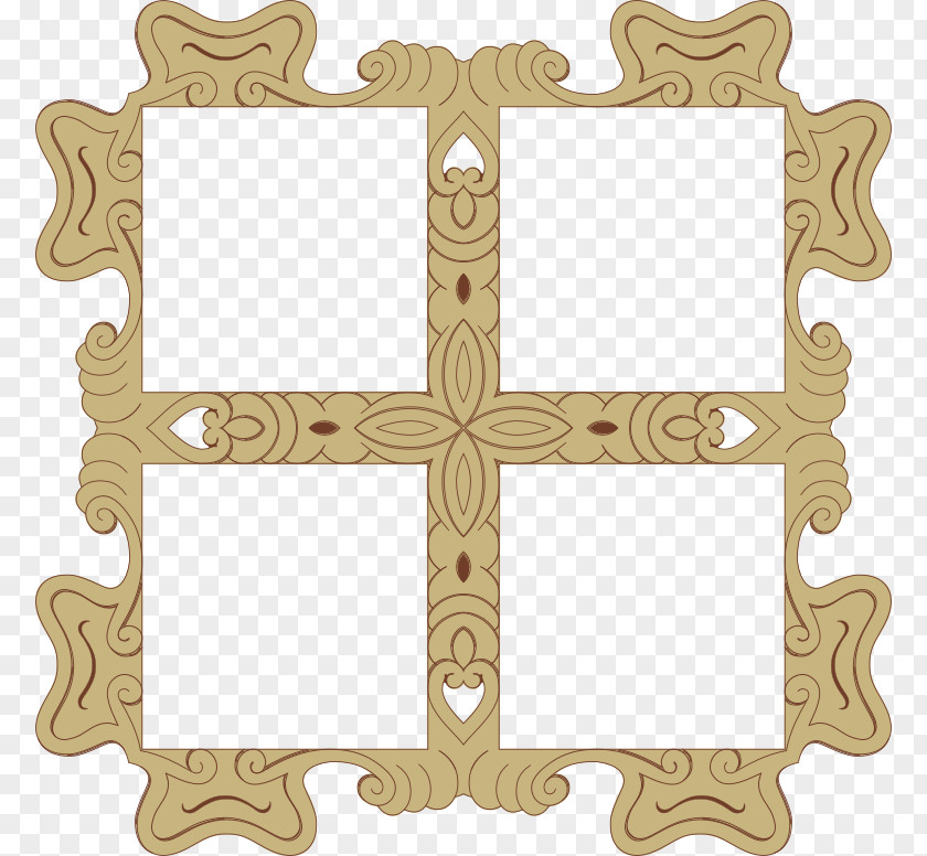 Picture Frames Ornament Pattern PNG
