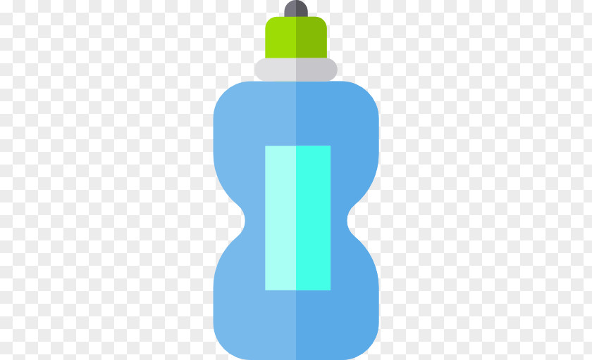 A Blue Bottle Water Clip Art PNG