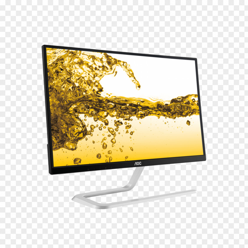 Computer Monitors IPS Panel AOC International Liquid-crystal Display E-75SWQE PNG