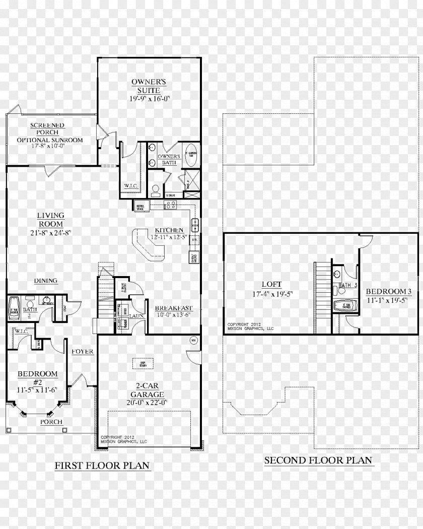 House Plan Bedroom Storey Bonus Room PNG