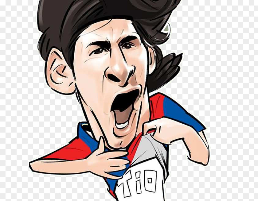 Lionel Messi FC Barcelona Argentina National Football Team Player Caricature PNG