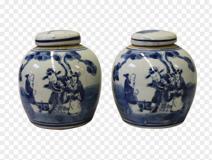 The Blue And White Porcelain Pottery Vase Ceramic Cobalt PNG