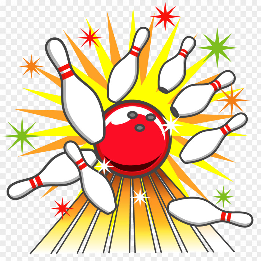 Bowling Illustration Ten-pin Alley Ball Tournament PNG