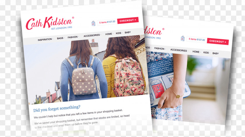 Cath Kidston Advertising Campaign Email Display PNG