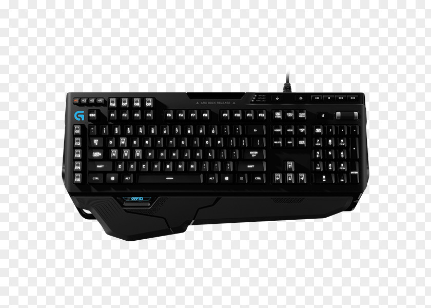 Computer Mouse Keyboard Logitech G910 Orion Spark Gaming Keypad PNG