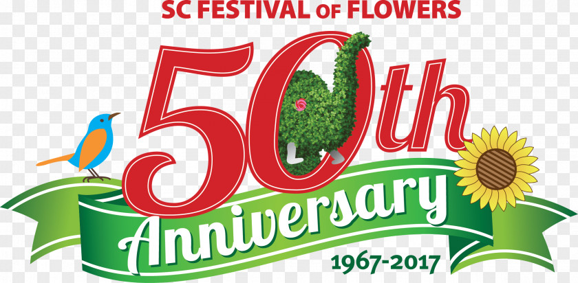Flower Greenwood Area Chamber Of Commerce Bouquet Festival Logo PNG