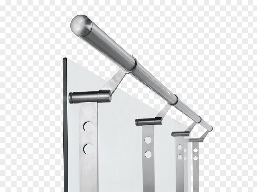 Futuristic Building Stainless Steel Handrail Stairs Pipe PNG