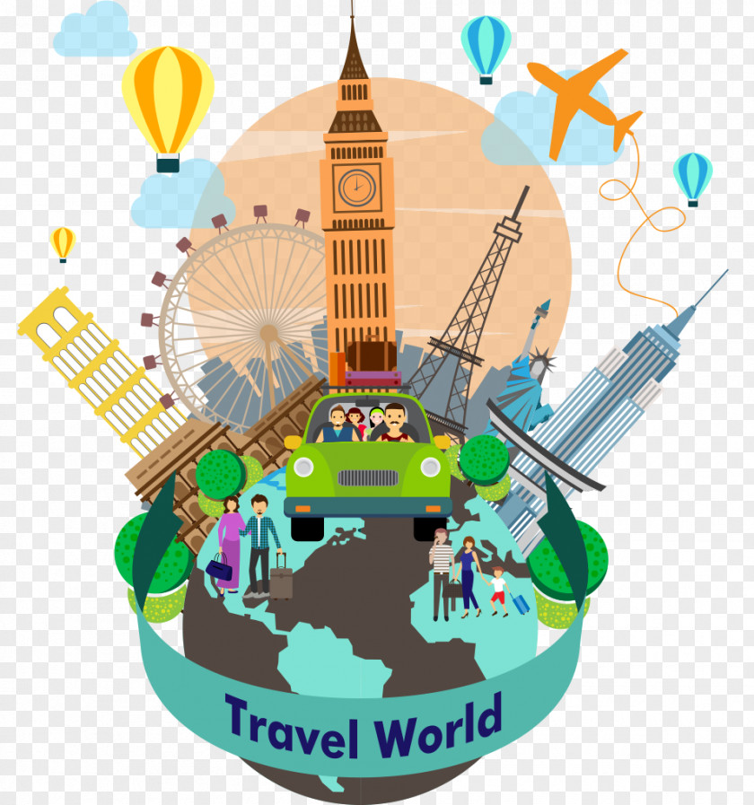 Global Travel Earth Stock Illustration PNG