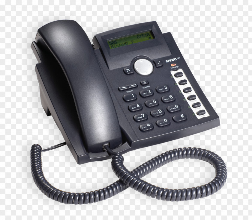 Ip Telephony Snom 300 VoIP Phone Telephone Voice Over IP PNG