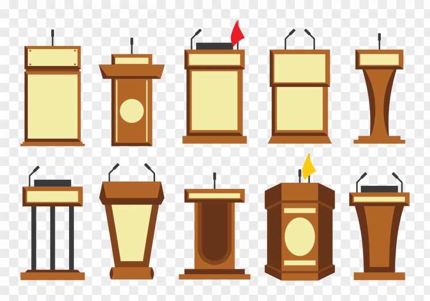 Lectern Podium Clip Art PNG