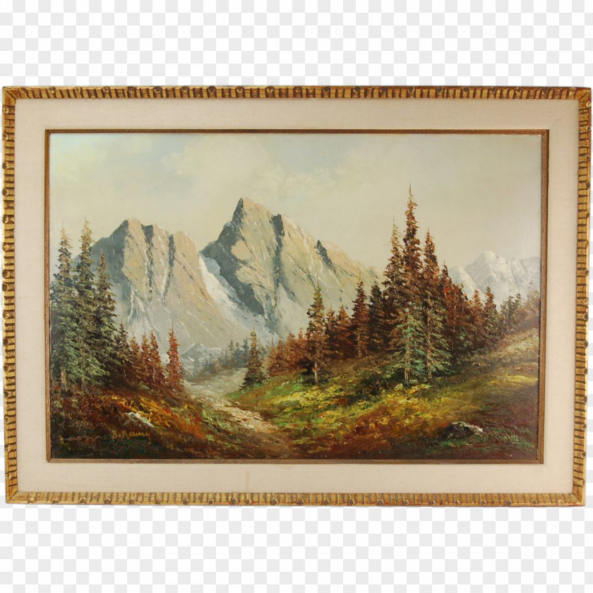Painting Watercolor Oil Landscape PNG