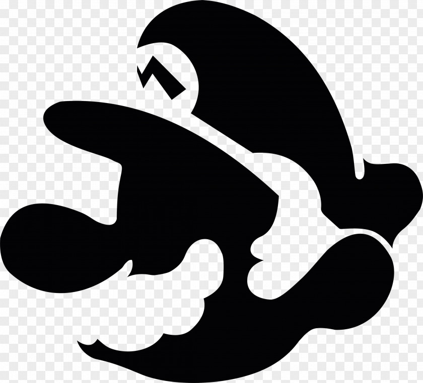 STENCIL Super Mario Bros. Paper Toad PNG