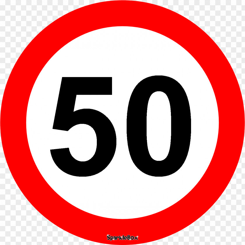 Traffic Sign Kilometer Per Hour Roadworks Speed Limit PNG