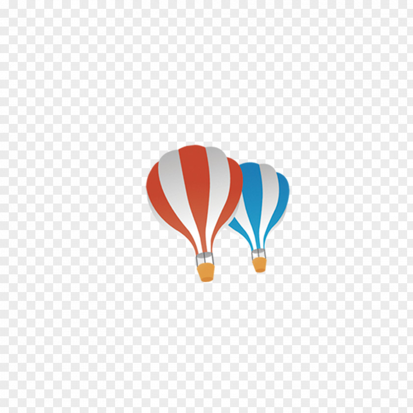 Cartoon Parachute Hot Air Balloon PNG