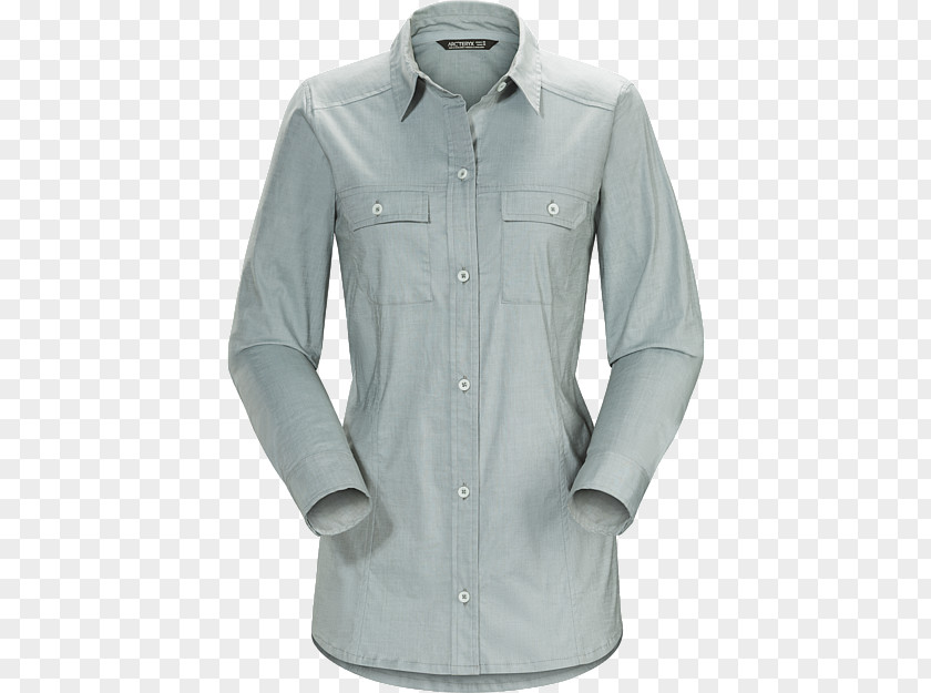 Cotton Material Blouse Arc'teryx Ballard Long Sleeve Shirt Women's Clothing Rishi : MD Button Product PNG