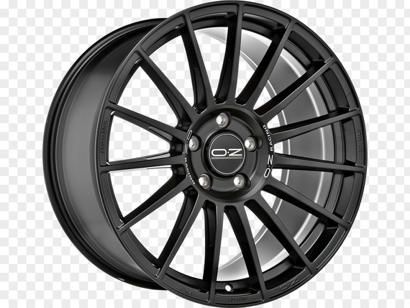 Balck Alloy Wheel Tire Rim Sizing PNG