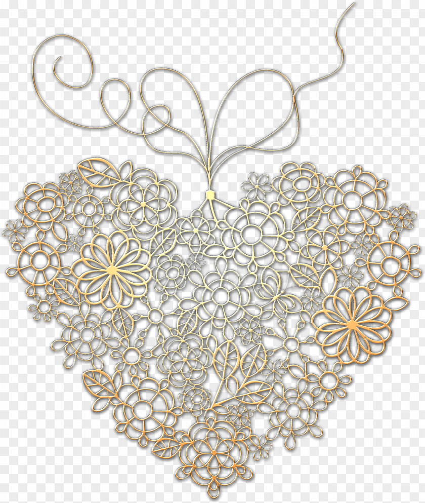 Heart Of Gold Drawing PNG