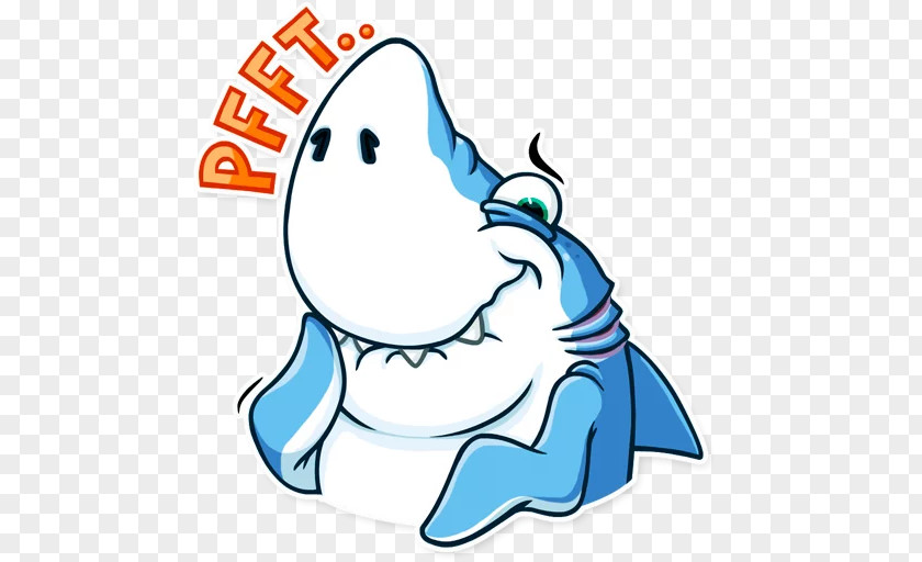 Shark Milk Telegram Fish Sticker PNG