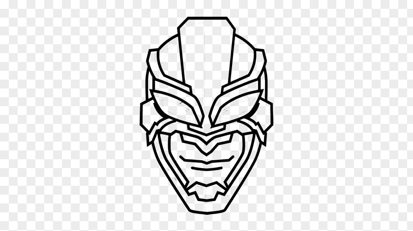 Hero Superhero Drawing Mask Black Panther PNG