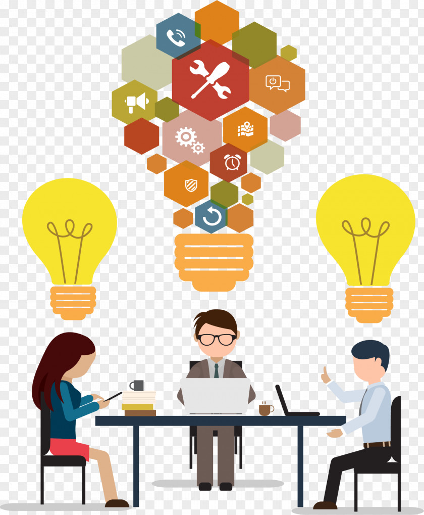 Puzzle Bulb Business Meeting Office PNG