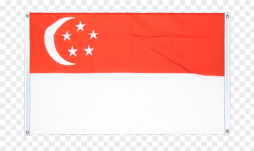 Flag Of Singapore Length Banner PNG