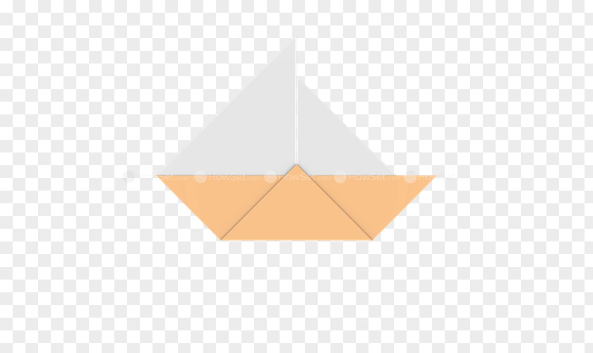 Half Fold Line Triangle PNG