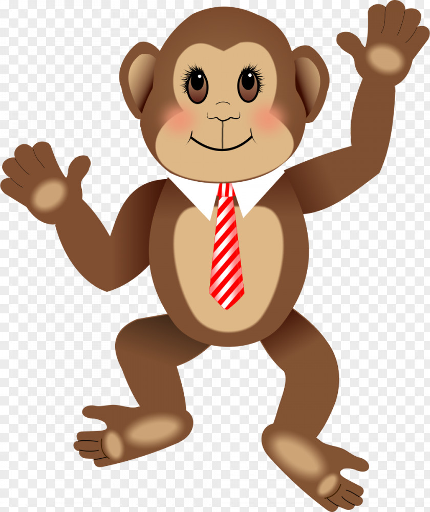 Monkey Stuffed Animals & Cuddly Toys Clip Art Finger Mascot PNG
