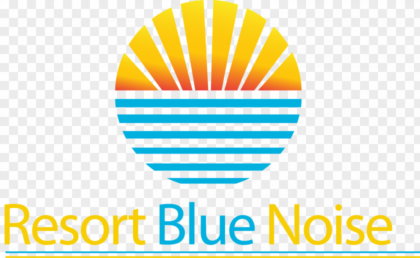 Resort LOGO Blue Noise Logo Brand Yellow Font PNG
