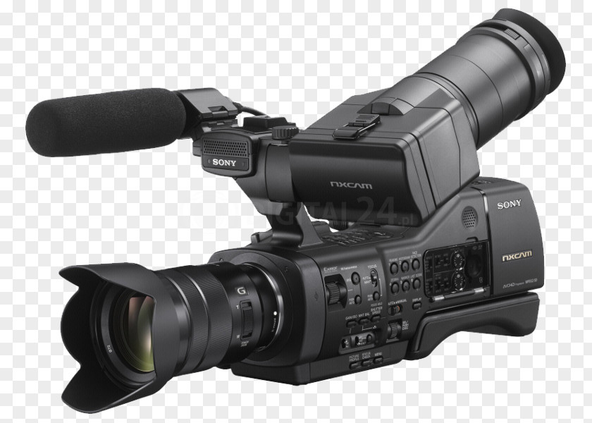 Sony NEX-5 E-mount APS-C Camcorder XDCAM PNG