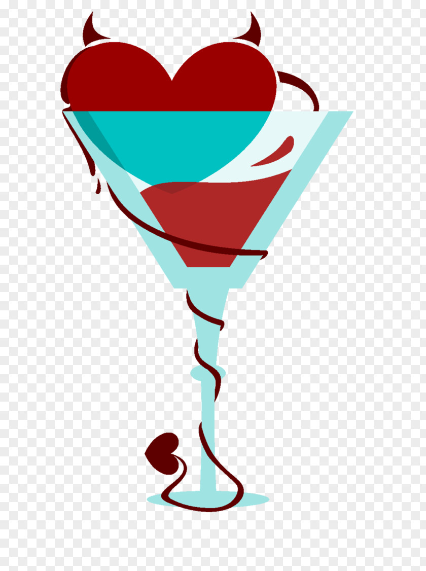 Ahem Graphic Clip Art Illustration Heart Martini Cartoon PNG