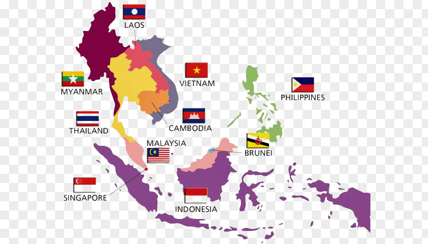 Map Member States Of The Association Southeast Asian Nations ASEAN Economic Community Human Rights Declaration PNG