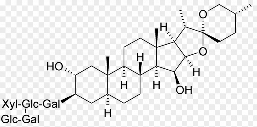 Saponin Digitonin Glycoside Steroid Sapogenin PNG