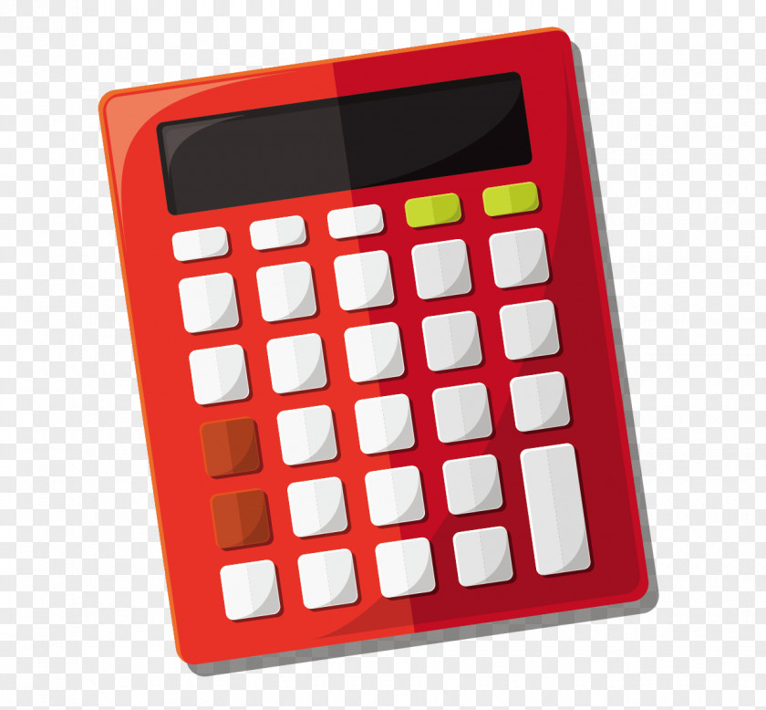 Cartoon Business Supplies Calculator Symbol Icon Design PNG