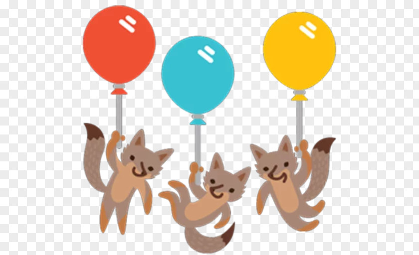 Facebook Messenger Sticker Fox Like Button PNG