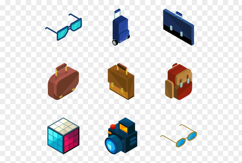 Object Isometric Projection PNG