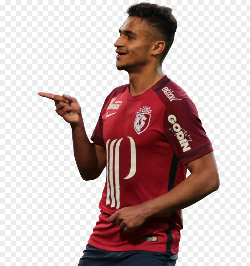 Salah Mohamed Sofiane Boufal Lille OSC Soccer Player Football Jersey PNG